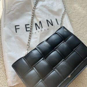 Black Quilted Chain Bag